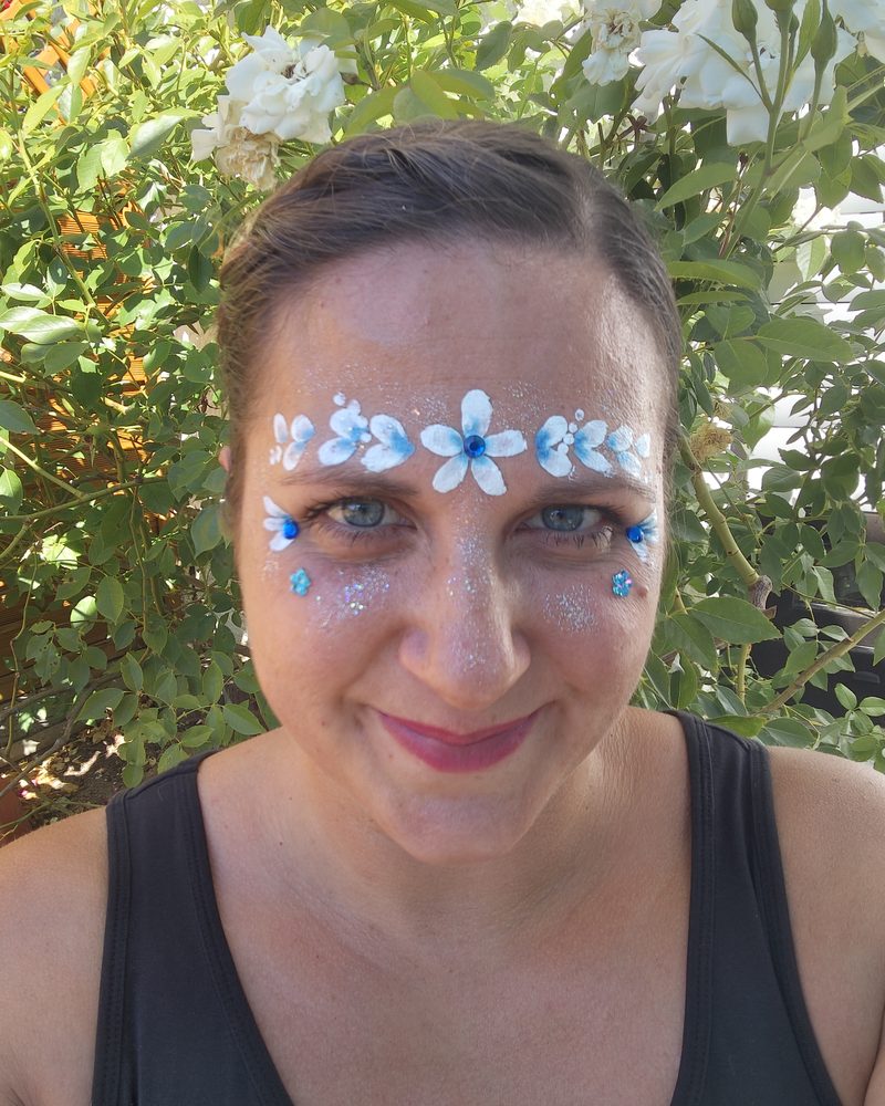 Stefanie Glück, Kinderschminkerin bei GlücksPinsel
